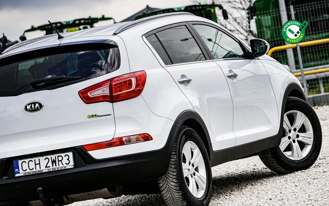 Kia Sportage cena 46500 przebieg: 193000, rok produkcji 2013 z Lubawa małe 704